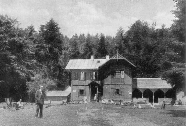 Sljeme. Stari planinarski dom 1914. godine